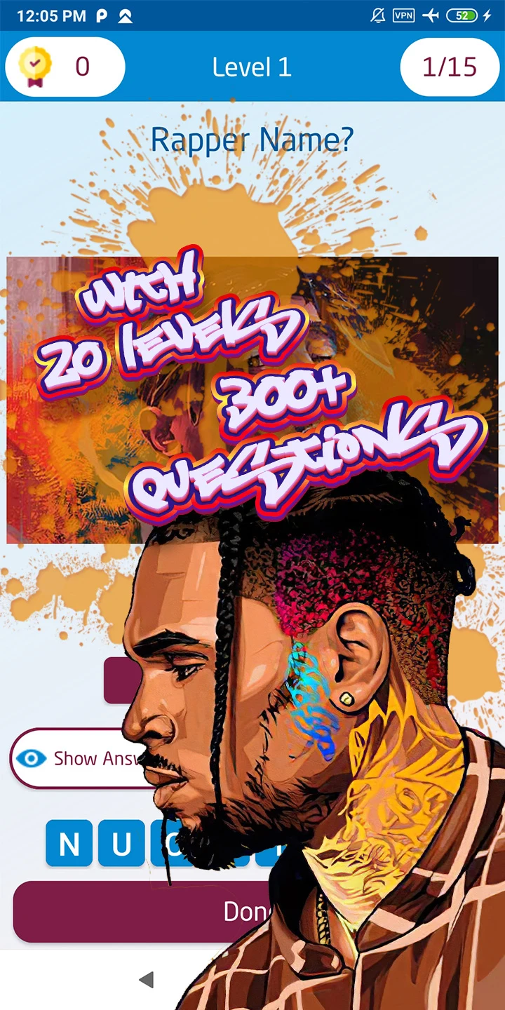 Rapper Quiz: Guess Rapper Name screenshot